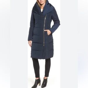 NWT Cole Haan Midnight Blue Puffer Jacket